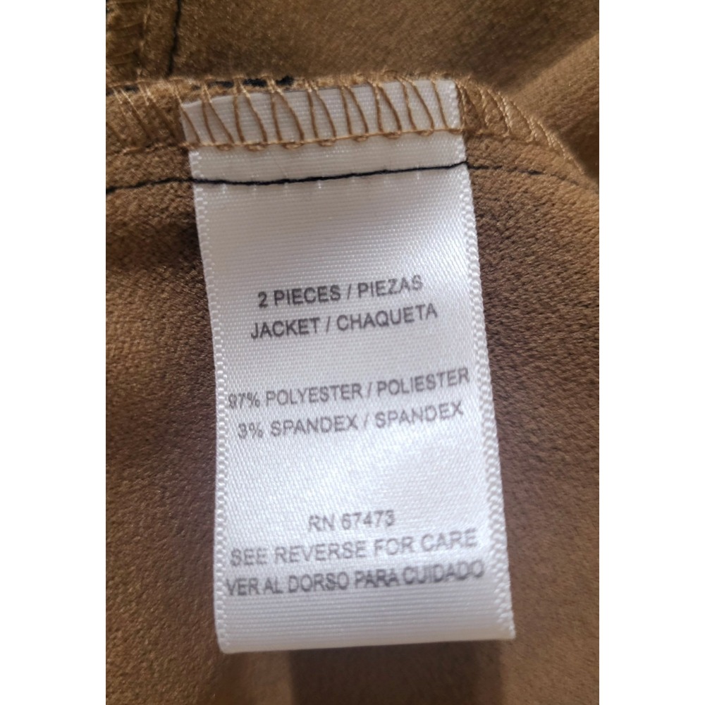 danny and nicole 2 Piece Set- Jacket-Dress S 4 New‎ Career - Black/ Tan Chevron - Picture 10 of 13